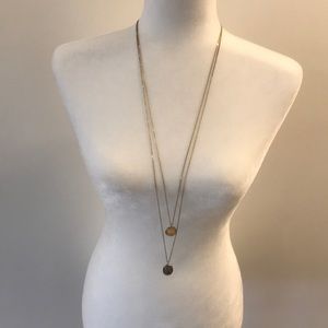 Long two-tiered LOFT necklace
